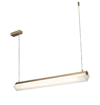 Alabaster Brick Linear Pendant Light