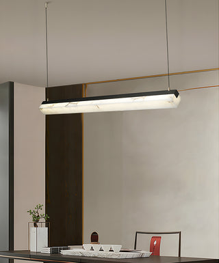 Alabaster Brick Linear Pendant Light