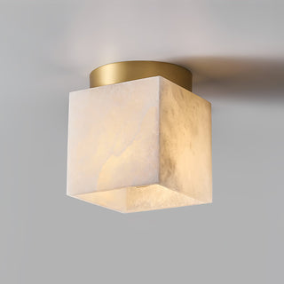 Alabaster Budnick Square Ceiling Light