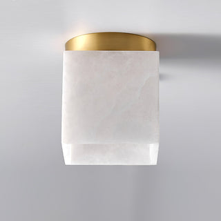 Alabaster Budnick Square Ceiling Light