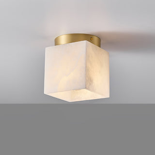 Alabaster Budnick Square Ceiling Light