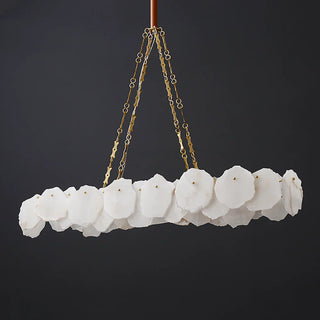 Alabaster Burton Round Chandelier