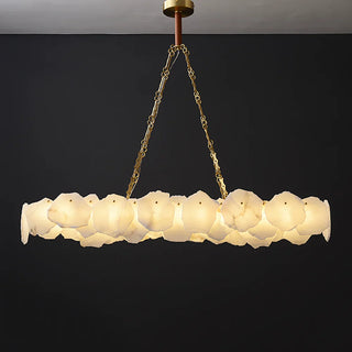 Alabaster Burton Round Chandelier