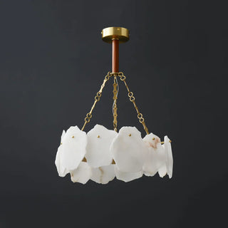 Alabaster Burton Round Chandelier