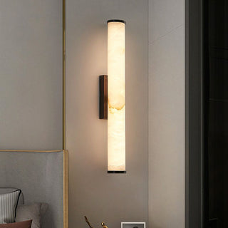 Alabaster Callisto Cylindrical Wall Lamp