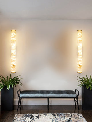 Alabaster Callisto Cylindrical Wall Lamp