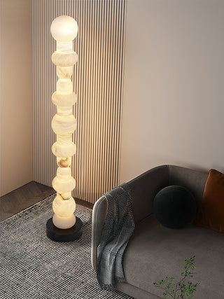 Alabaster Column Modern Floor Lamp