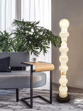 Alabaster Column Modern Floor Lamp