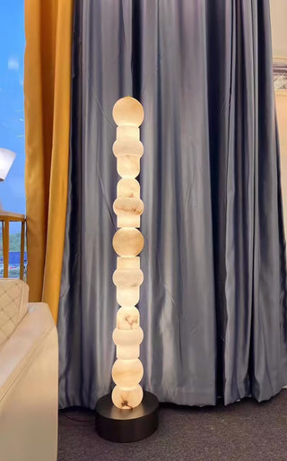 Alabaster Column Modern Floor Lamp