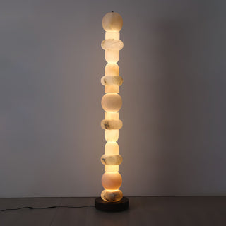 Alabaster Column Modern Floor Lamp