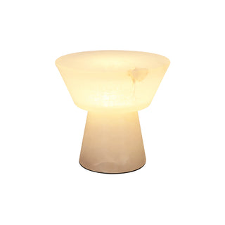 Alabaster Conical Table Lamp