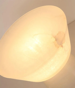 Alabaster Conical Table Lamp