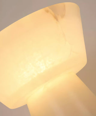 Alabaster Conical Table Lamp