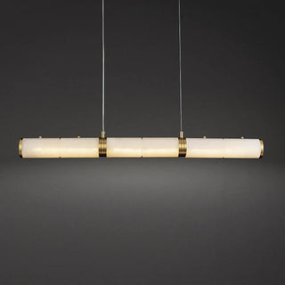 Alabaster Cylindrical Chandelier