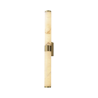 Alabaster Cylindrical Line Wall Light