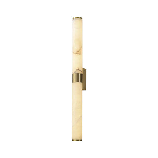 Cylindrical Alabaster Line Wall Light