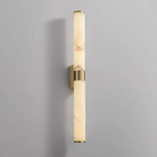 Alabaster Cylindrical Line Wall Light