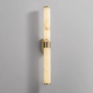 Cylindrical Alabaster Line Wall Light