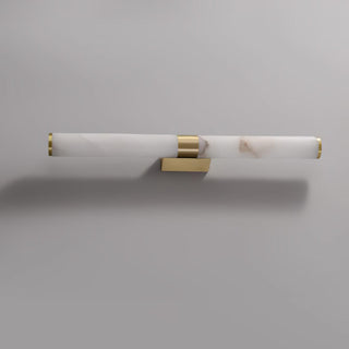 Alabaster Cylindrical Line Wall Light