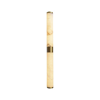 Alabaster Cylindrical Line Wall Light