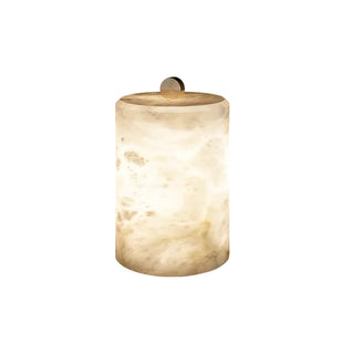 Alabaster Cylindrical Table Lamp - Vidirlighting