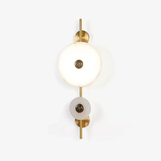 Alabaster Eclipse Round Wall Light - Vidirlighting