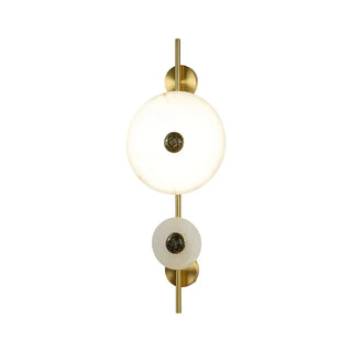 Alabaster Eclipse Round Wall Light - Vidirlighting