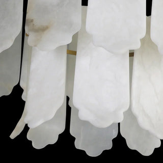 Alabaster Elba Brass Chandelier - Vidirlighting