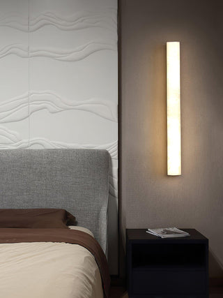 Alabaster Emerson Brass Wall Lamp