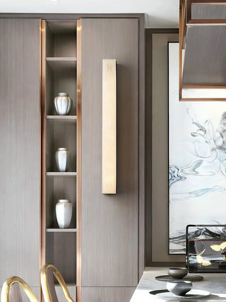 Alabaster Emerson Brass Wall Lamp