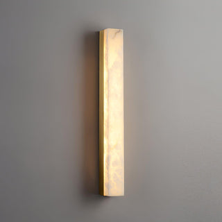 Alabaster Emerson Brass Wall Lamp