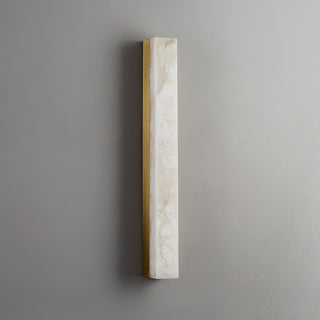 Alabaster Emerson Brass Wall Lamp