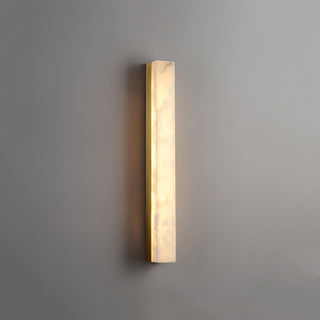 Alabaster Emerson Brass Wall Lamp