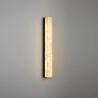 Alabaster Emerson Brass Wall Lamp