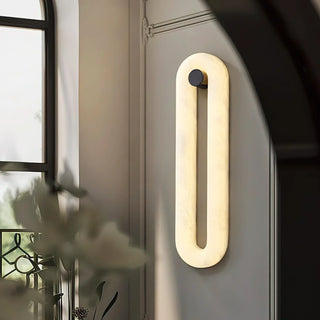 Alabaster Fader Elliptical Wall Lamp - Vidirlighting