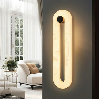 Alabaster Fader Elliptical Wall Lamp - Vidirlighting