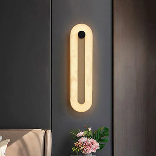 Alabaster Fader Elliptical Wall Lamp - Vidirlighting