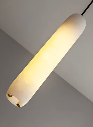 Alabaster Flute Luxury Pendant Light