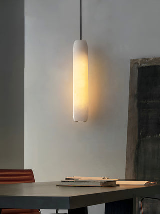 Alabaster Flute Luxury Pendant Light