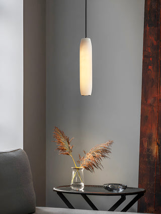 Alabaster Flute Luxury Pendant Light