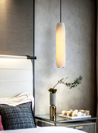 Alabaster Flute Luxury Pendant Light