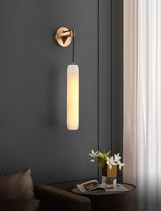 Alabaster Flute Pendant Wall Lamp