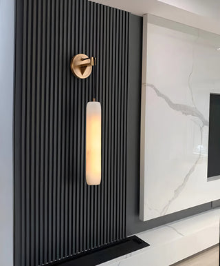 Alabaster Flute Wall Lamp