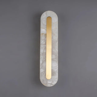 Alabaster Oval Wall Light