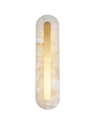 Alabaster Oval Wall Light