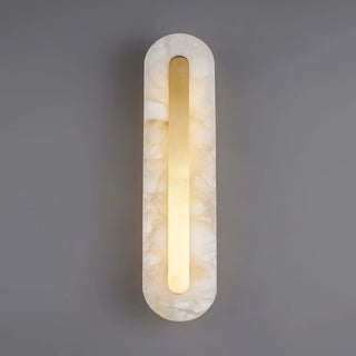 Alabaster Oval Wall Light
