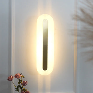 Alabaster Oval Wall Light