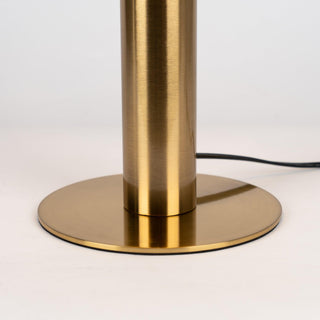 Alabaster Hemispherical Elegance Table Lamp