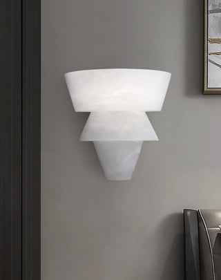 Alabaster Laboratory Cone Wall Light