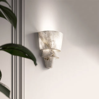 Alabaster Laboratory Cone Wall Light